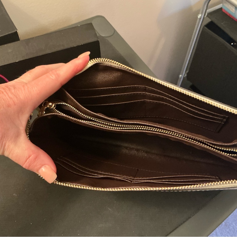 White Check Crossbody Bag - Picture 3 of 6